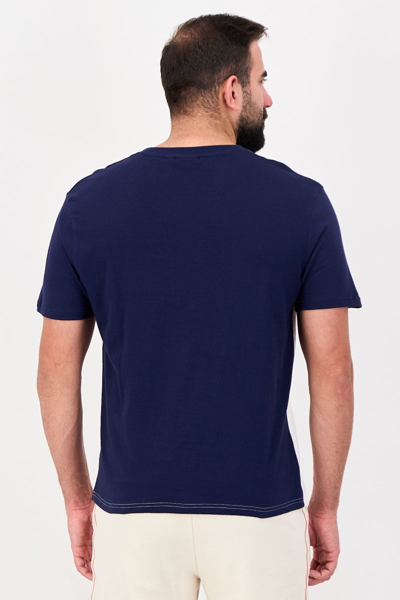 FILA Men Sportswear Fit Short Sleeve Outdoor T-Shirt, Multicolor - Image 4